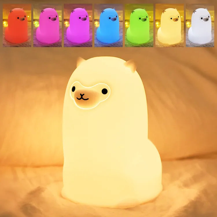 Veilleuse Alpaga en silicone - AlpaLight