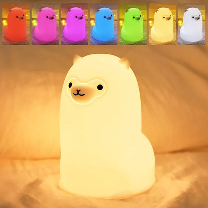 Veilleuse Alpaga en silicone - AlpaLight