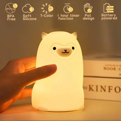 Veilleuse Alpaga en silicone - AlpaLight