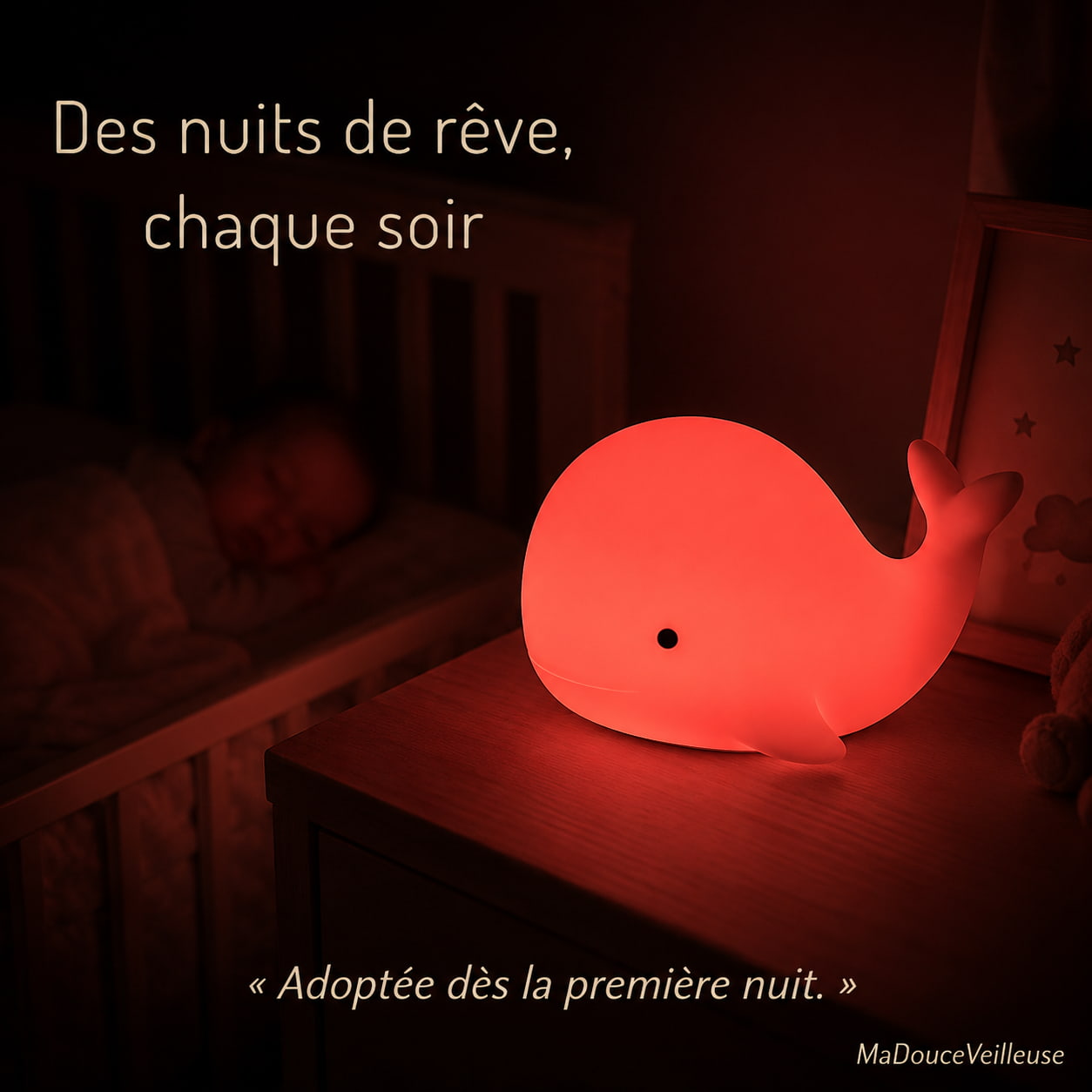 Veilleuse baleine bebe | BaliLuz