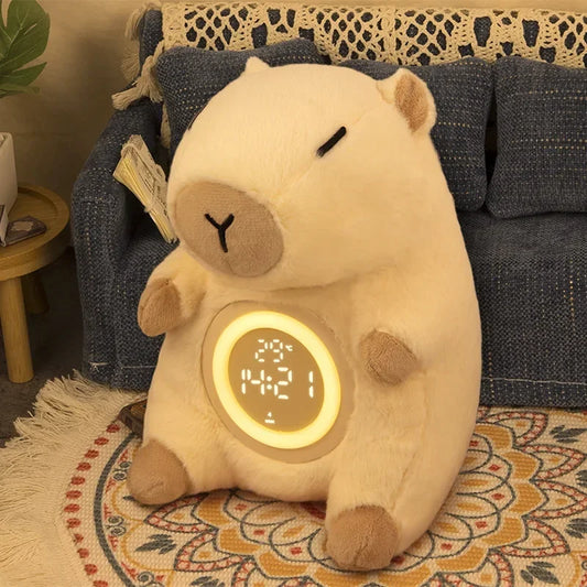 veilleuse bébé capybara avec lumière LED douce