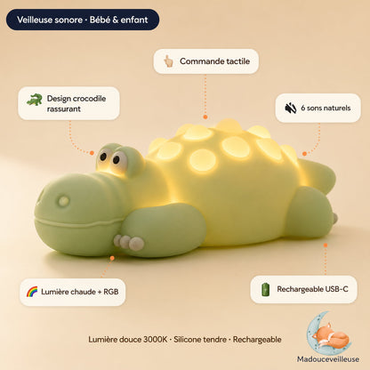 Veilleuse Crocodile - CrocLight