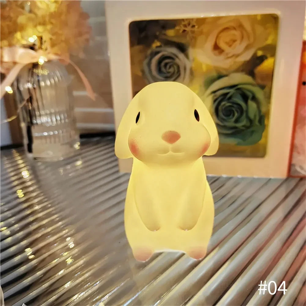 veilleuse bébé lapin lumière douce

