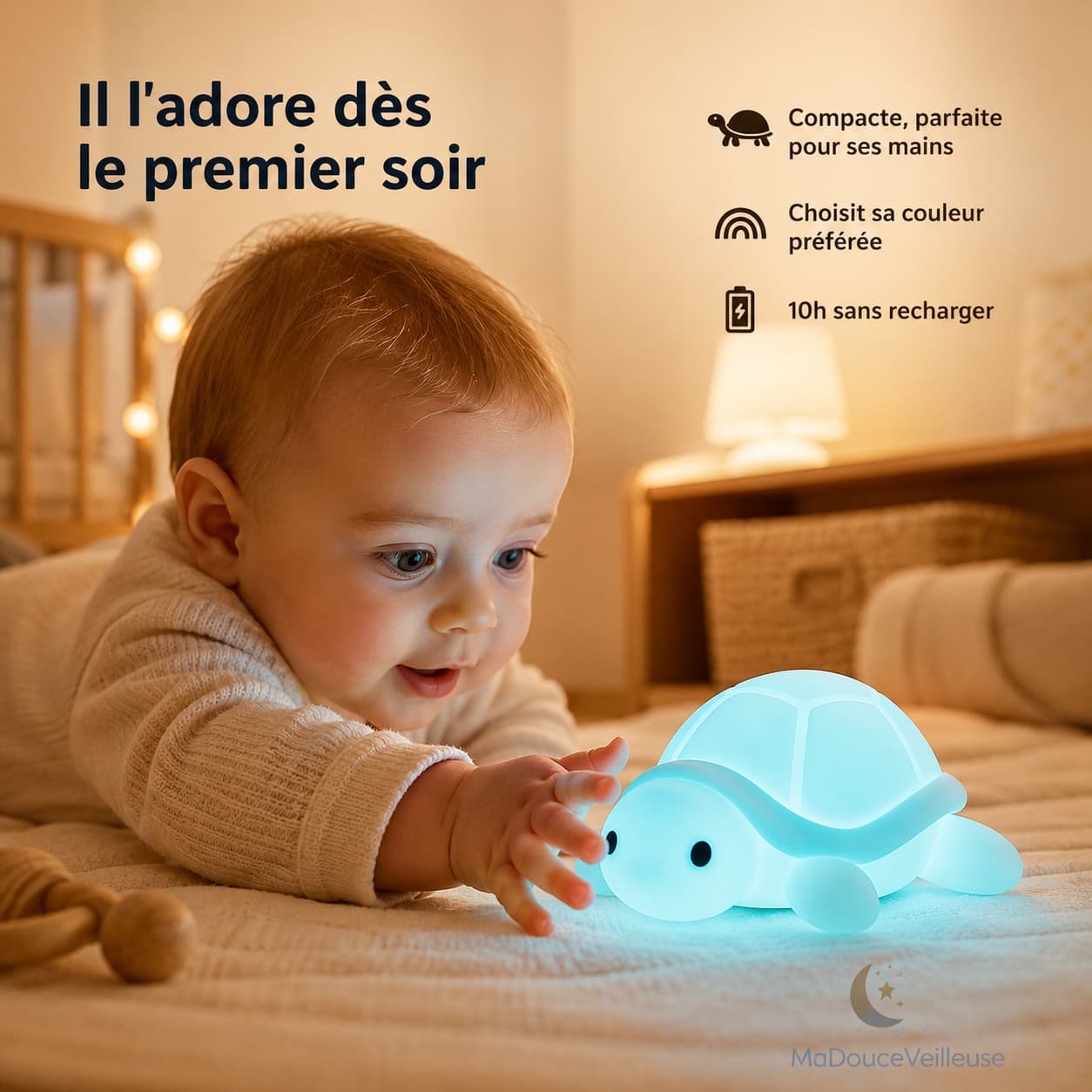 Veilleuse tortue bébé | BabyTurtle