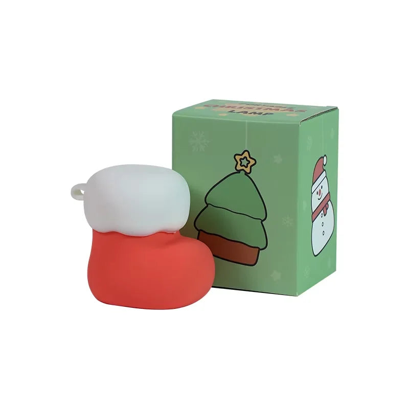 veilleuse bébé LED douce forme chaussette