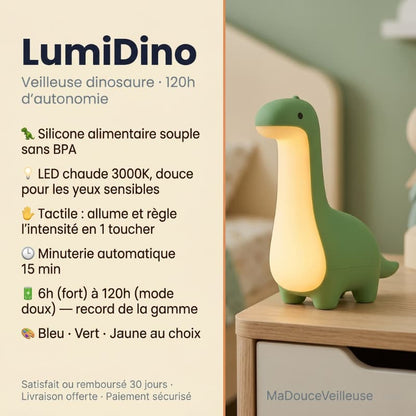 Veilleuse dinosaure bébé - LumiDino