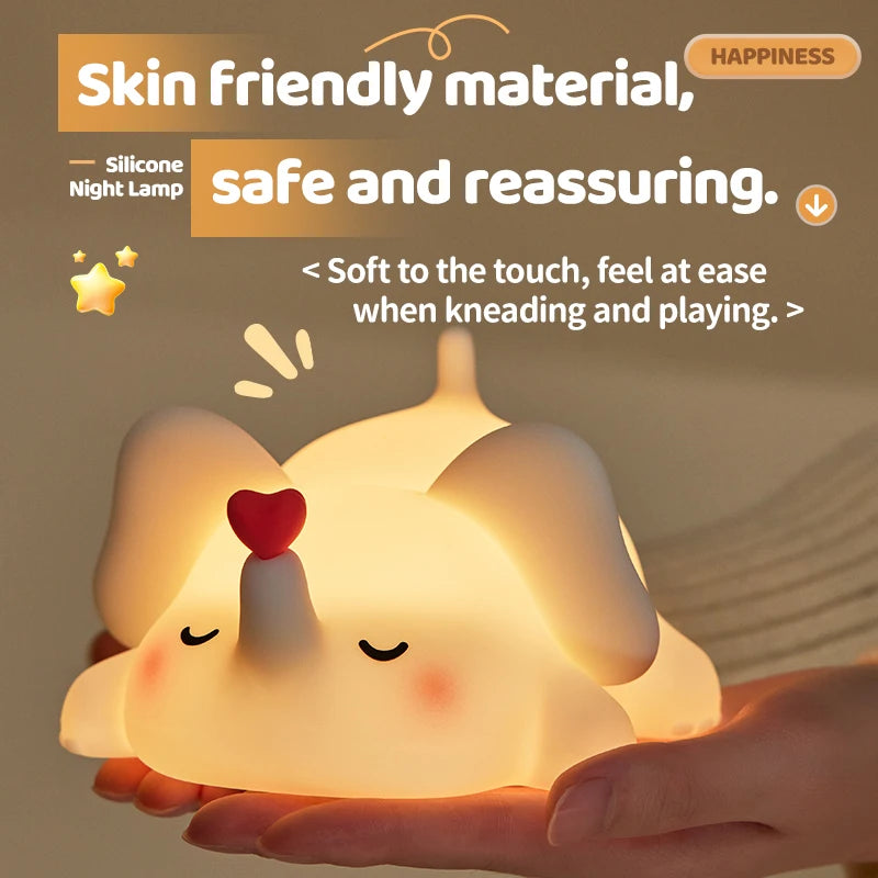 veilleuse enfant éléphant tactile