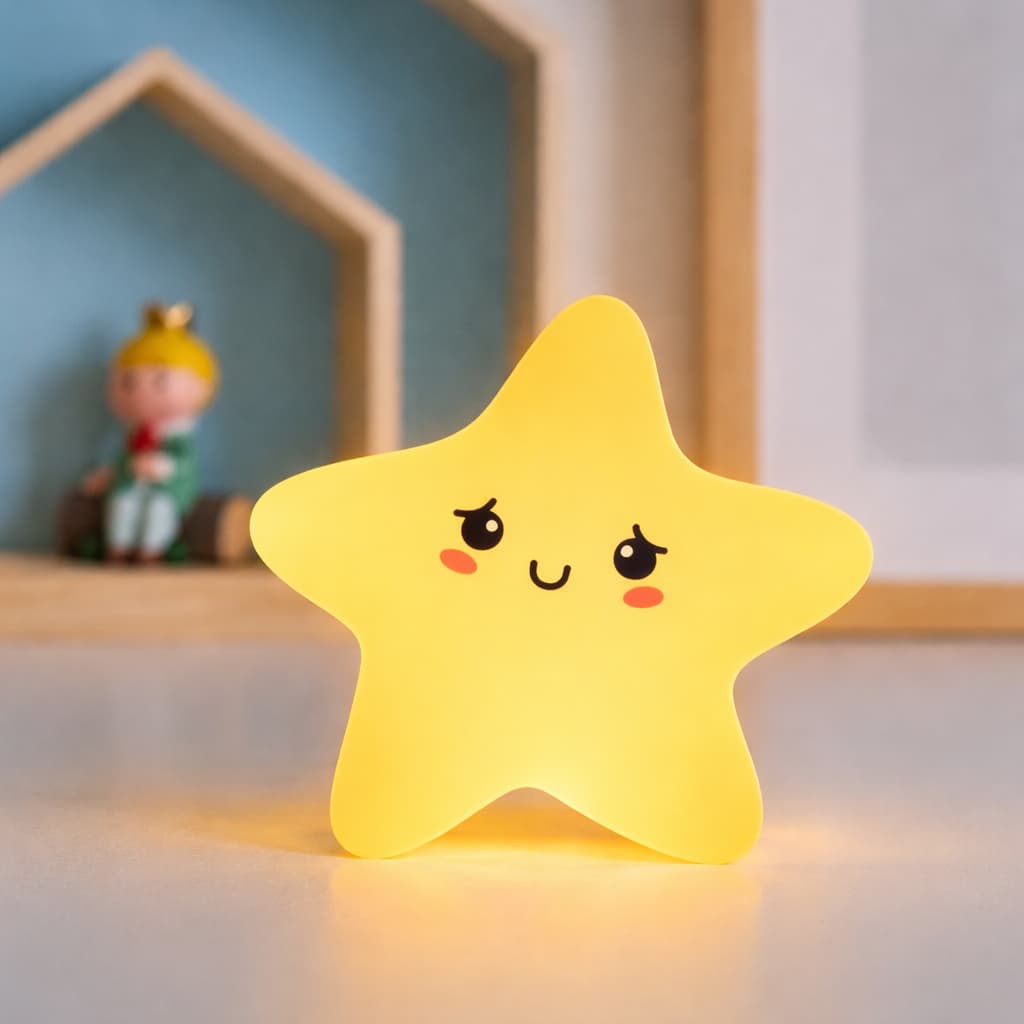 Veilleuse etoile murale silicone TwinkLight Madouceveilleuse