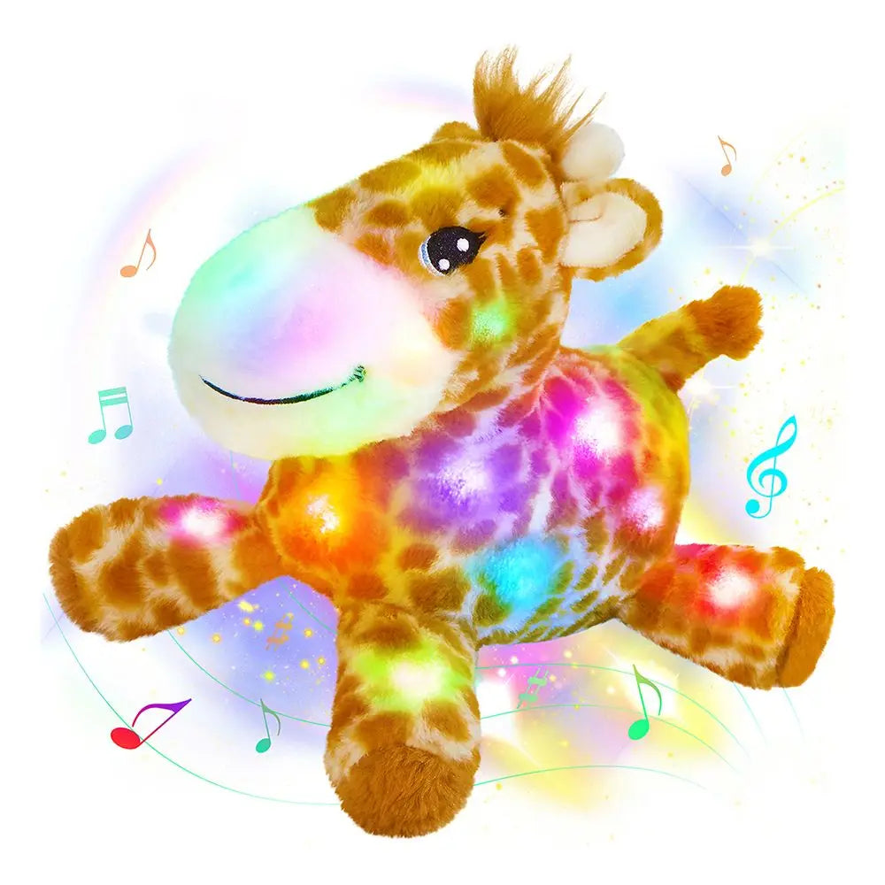 cadeau enfant veilleuse peluche girafe