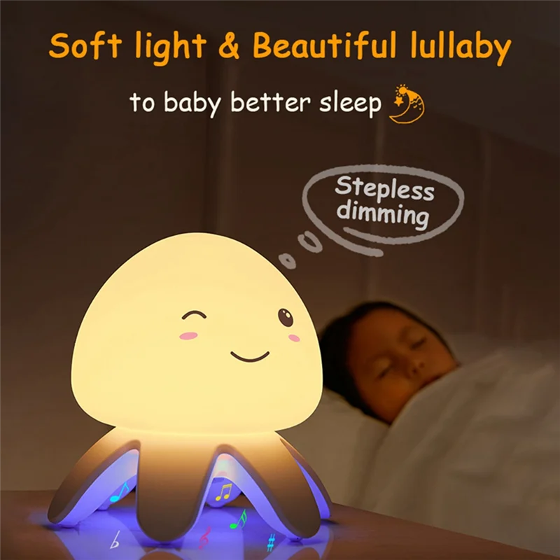 veilleuse LED musicale méduse
