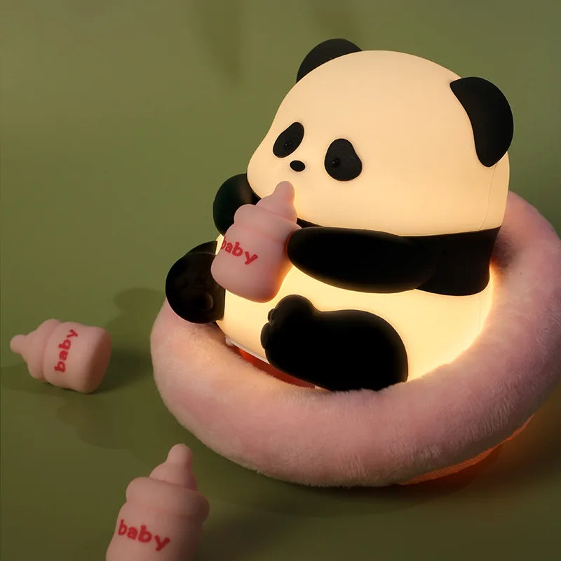 veilleuse panda mignonne en coffret cadeau