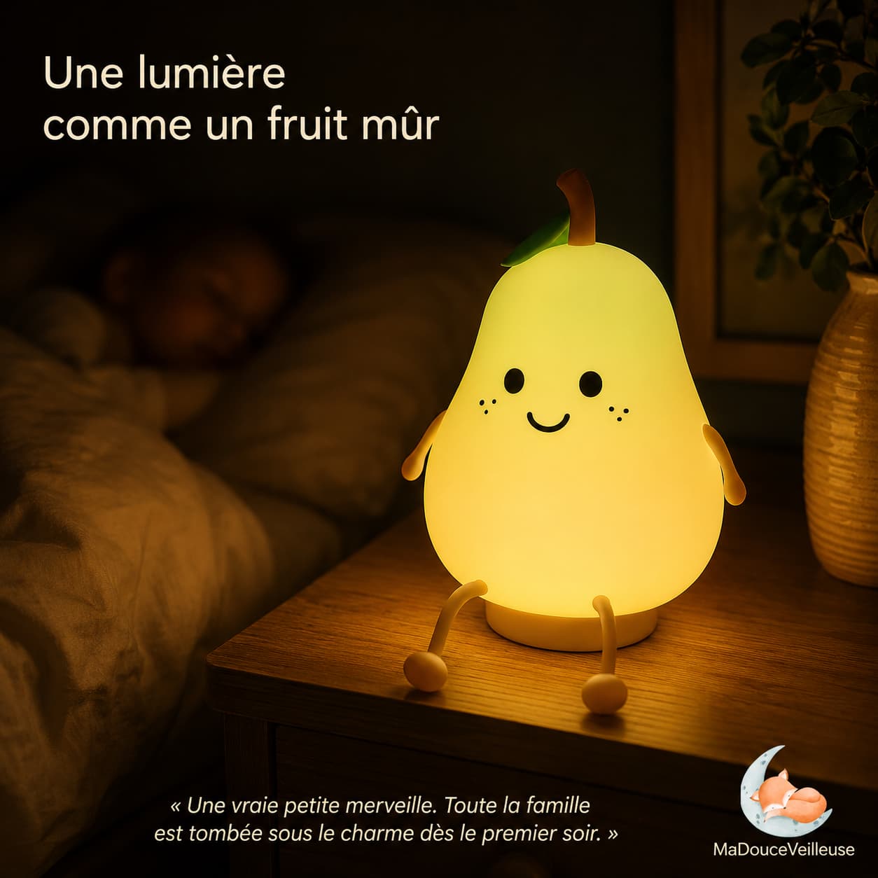 Veilleuse poire - NoctaPoire