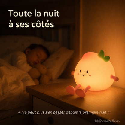 veilleuse pour bebe en silicone souple sans BPA certifie CE et ROHS