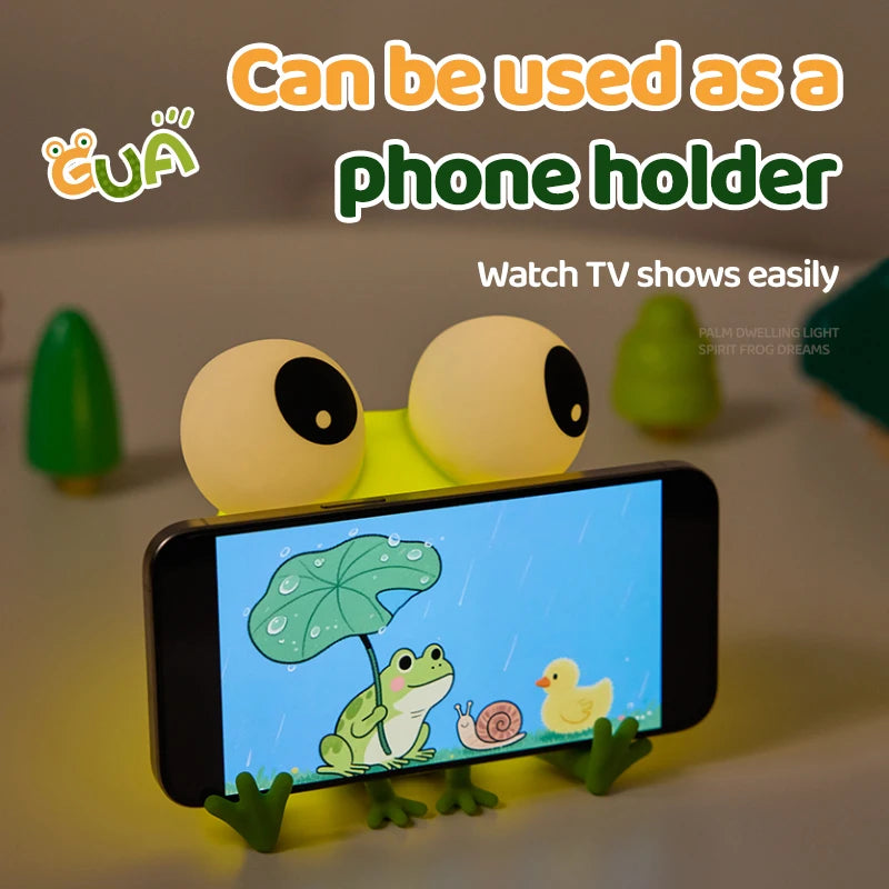 veilleuse rechargeable USB forme animal grenouille