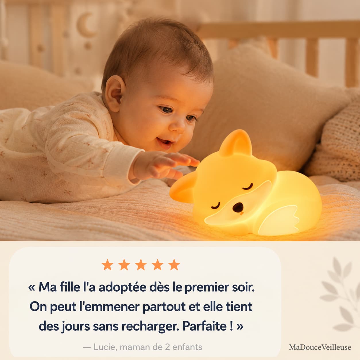Veilleuse renard bébé - BabyFox