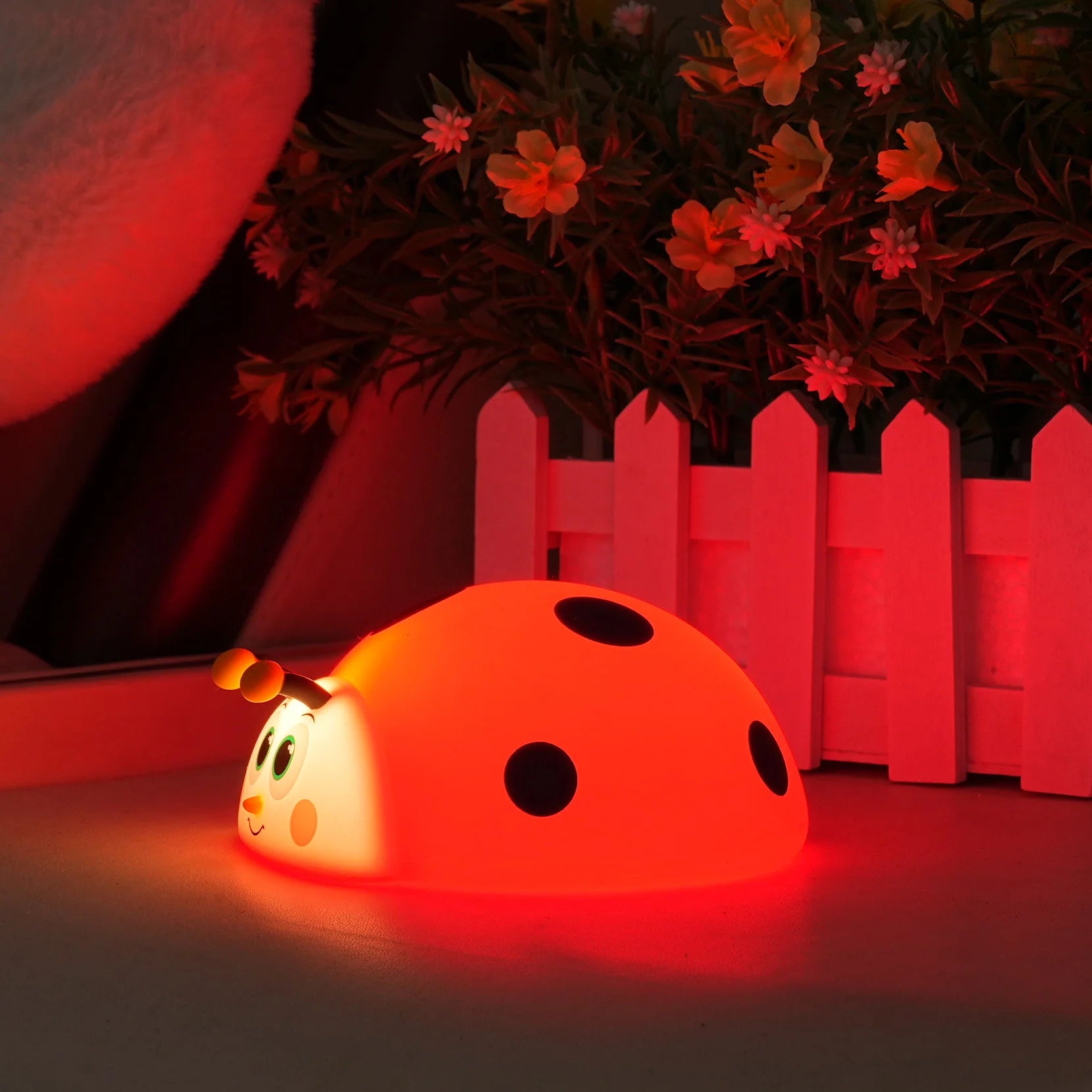 veilleuse rouge enfant rechargeable USB