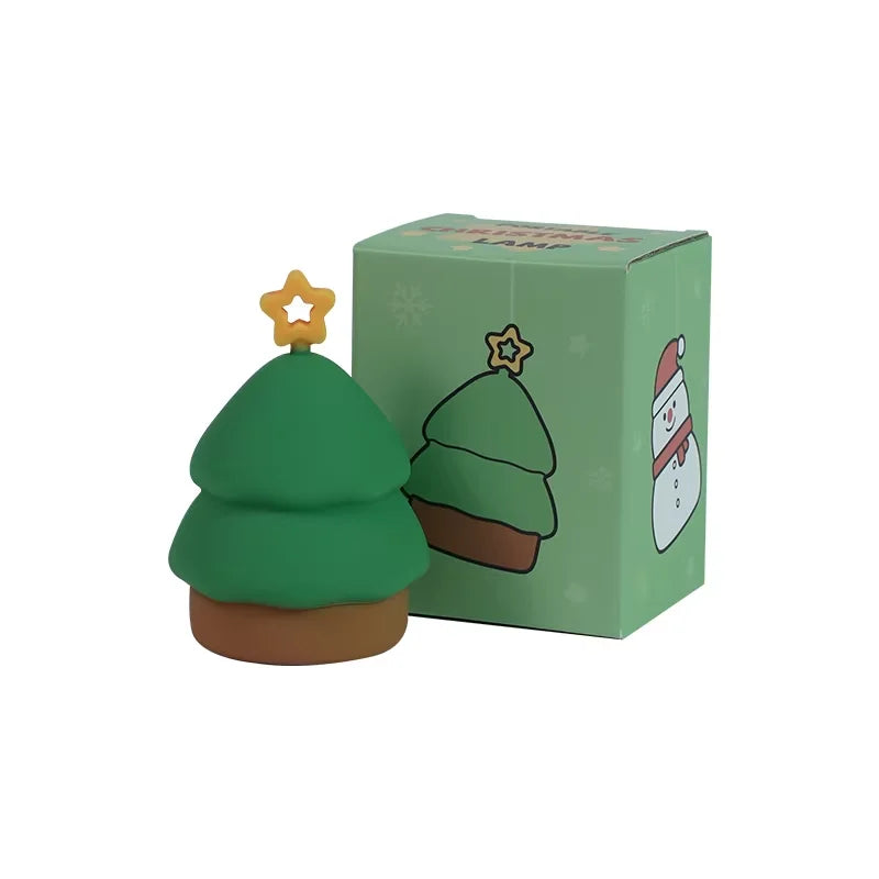 veilleuse silicone sapin LED douce