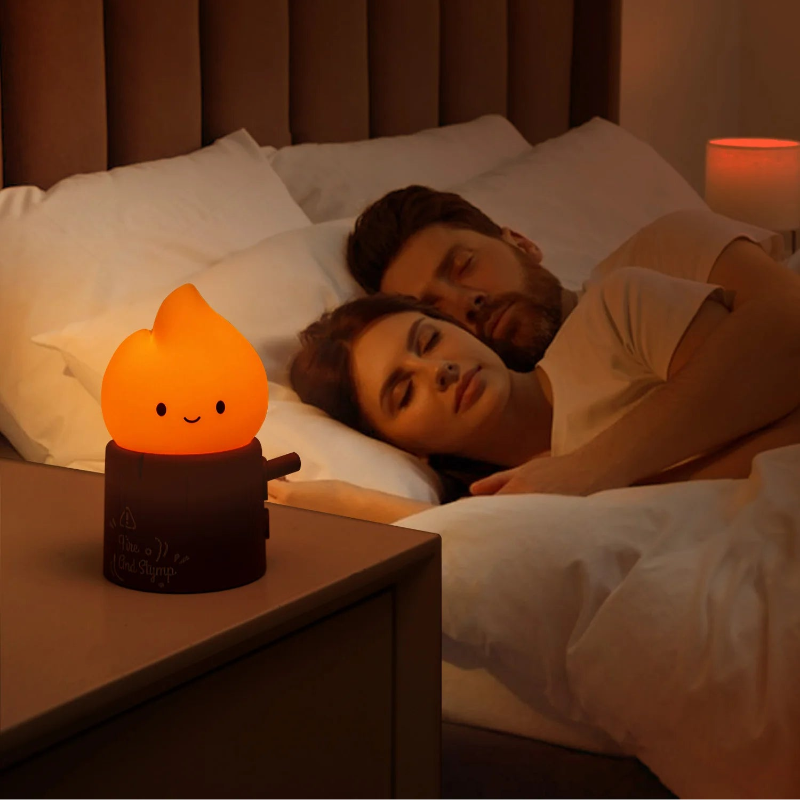 veilleuse table effet bougie led