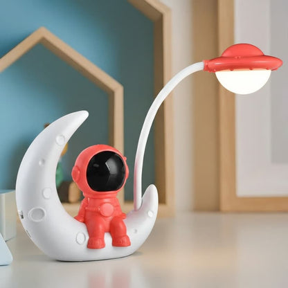 lampe astronaute lune led rouge