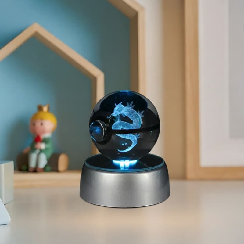 veilleuse leviator 3d boule cristal