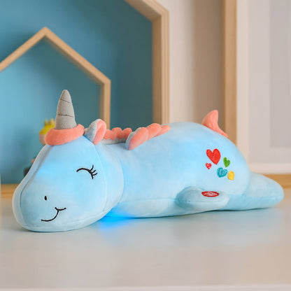 veilleuse peluche licorne lumineuse