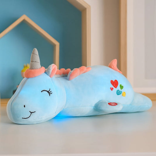 veilleuse peluche licorne lumineuse