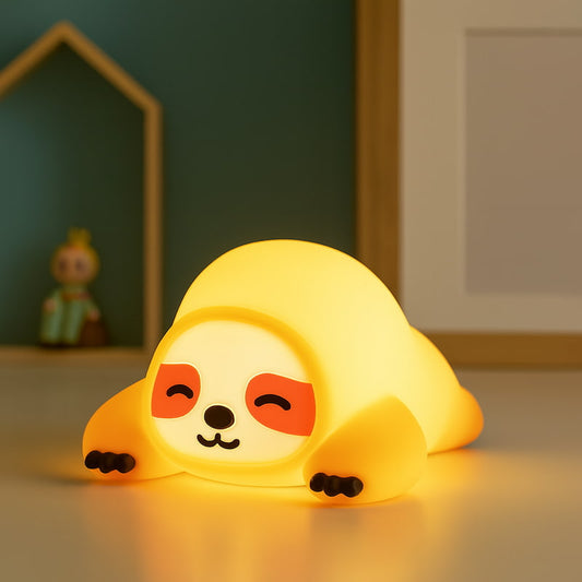 Veilleuse en forme de paresseux, compagnon de nuit rassurant