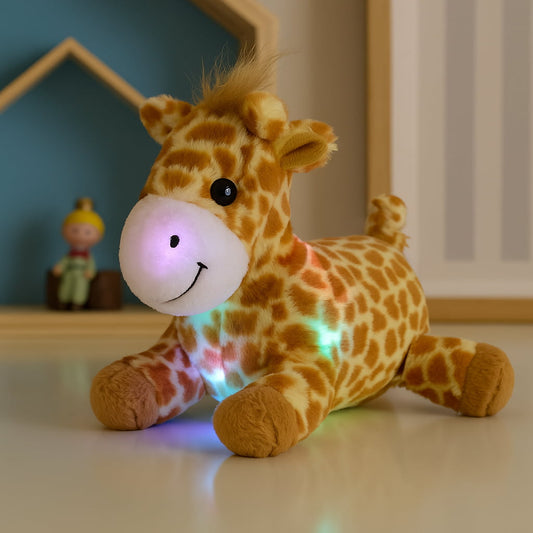 veilleuse peluche girafe lumineuse musicale