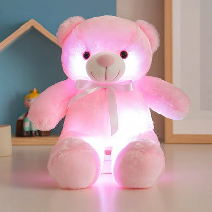 peluche ours veilleuse