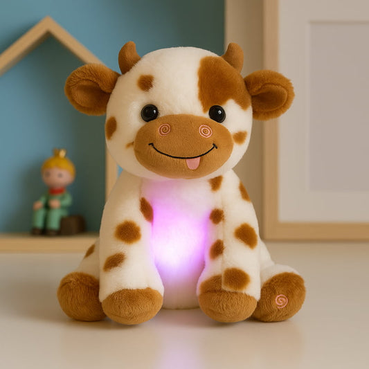 veilleuse vache lumineuse câline 25 cm
