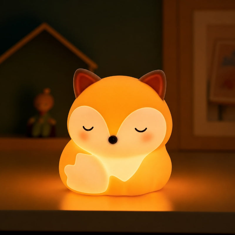 Veilleuse Renard en silicone - FoxyLight