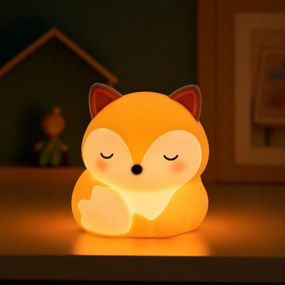 Veilleuse Renard en silicone - FoxyLight