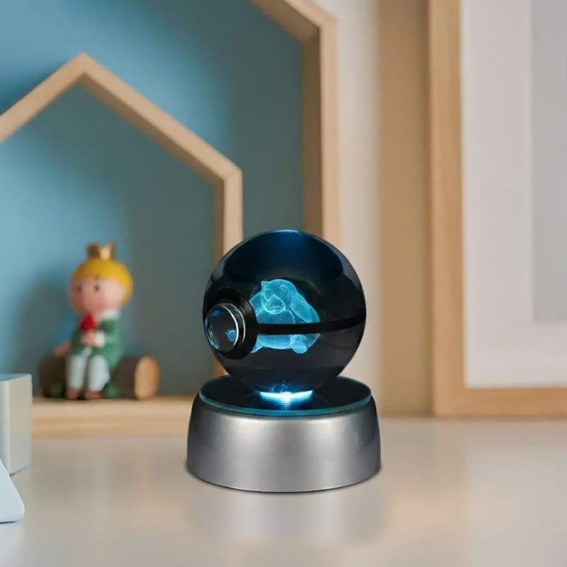 veilleuse ronflex 3d boule cristal